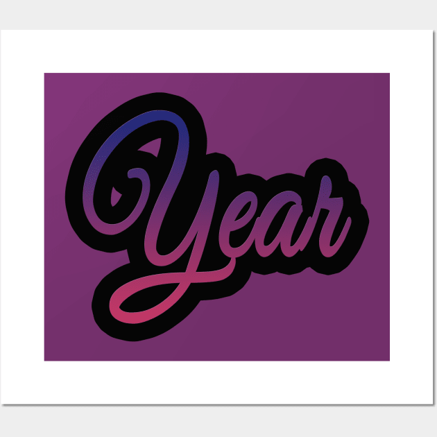 Year Wall Art by Socity Shop